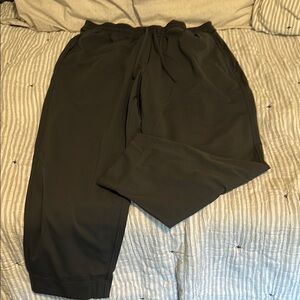 lululemon athletica Black Track Pants for Everyday Comfort-Size Lg